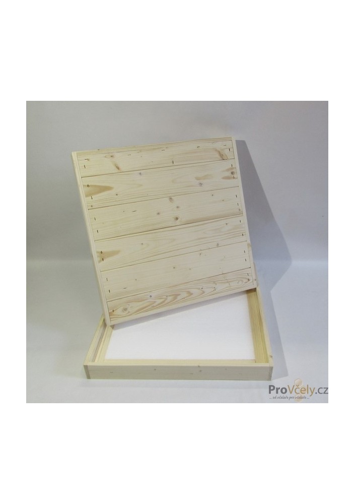 Zateplené palubkové víko pro úl 39x zateplený 3cm
